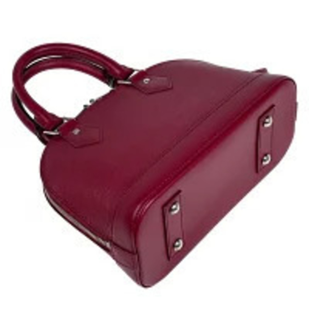 Louis Vuitton Bag Handbag Leather Shoulder Fuchsia Alma Epi Pink